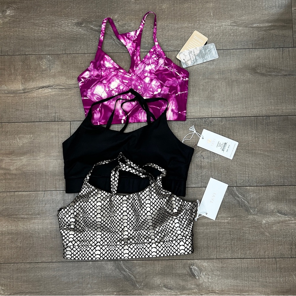 TAVI / NUX Sport Bra Lot NWT